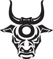 Taurus Symbol Abstract vector