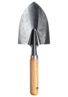 Black Steel Garden Shovel Side Angle png