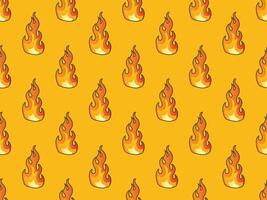 fire pattern flame flat backdrop seamless evil ornament explosion template frame draw doodle glow vector