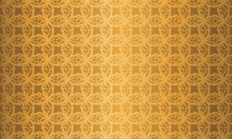 Elegant Gold Abstract Seamless Pattern with Intricate Floral Geometric Motifs vector