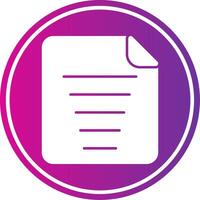 Note icon colorful design Icon vector