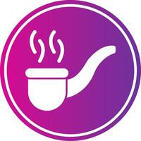Pipe Glyph Gradient Circle vector