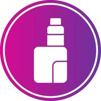 Vape Glyph Gradient Circle vector