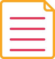 Page Line Icon Design vector