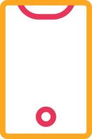 Phone Two Color Desgin vector