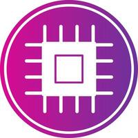 Cpu Glyph Gradient vector