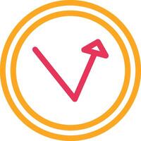 Bounce Line Two Color vector