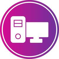 Computer Glyph Design Icon vector