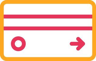 Card red and yellow design vector