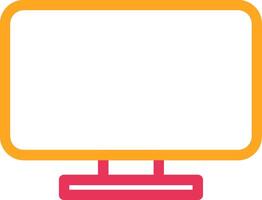 lcd line style vector