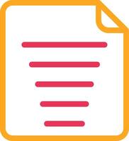 Note red and yellow design Icon vector