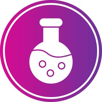 Flask Circle Gradient vector