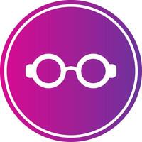Glasses Circle Gradient vector