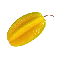 Starfruit on transparency background, vibrant and fresh png