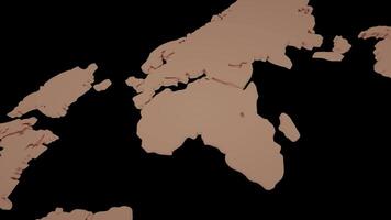 Map Location Pointers Icons 3D Animation video