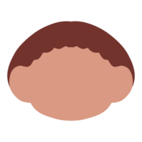 head icon in flat style png