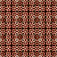 A red and black pattern with a cross design vector