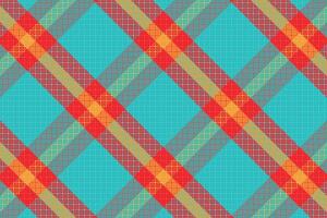A blue and red plaid pattern vector