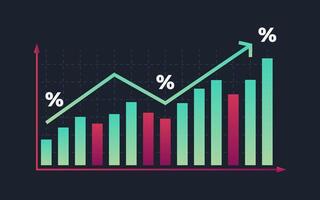 Infographics charts. Infographic Templates. Network management data vector
