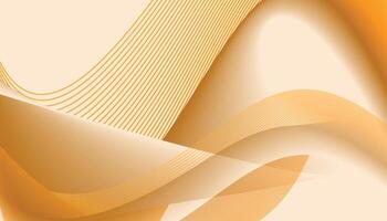 abstract wavy orange gradient background vector