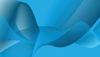 abstract wavy blue gradient background vector