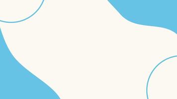 Minimal abstract background with blue and cream shapes video