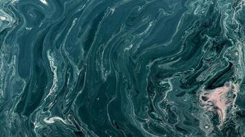 Abstract background Animation liquid ink marble combination color sea ocean video