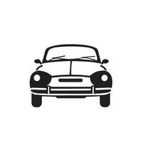 Old Model Car Icon for Vintage UI Design and Automotive Branding vector