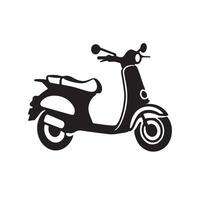 Stylish Electric Scooter Icon for Mobile and Web Apps vector