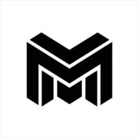 MMV Custom Character Logo Design vector