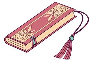 Beautifully designed bookmarks for marking books, enhancing reading experience on World Book and Copyright Day vector