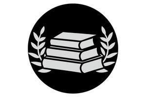 World Book Day Books stacked with green sprouts illustrating the connection between wisdom and the environment vector