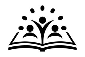 Book radiating golden beams, depicting the power of reading, enlightenment, and wisdom on World Book and Copyright Day vector
