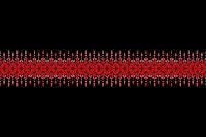 Geometric floral pattern background.flower ethnic pixel pattern,Aztec style,abstract background.design for texture,fabric,clothing,decoration,print, vector