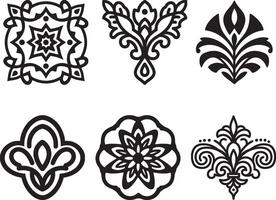 The ornamental Of Patterns Design vector