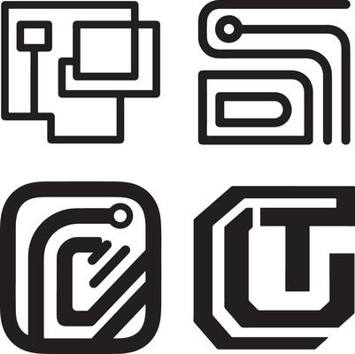 Geometric Shapes for Technology or Design Inspiration