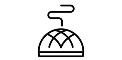 Bun icon design vector