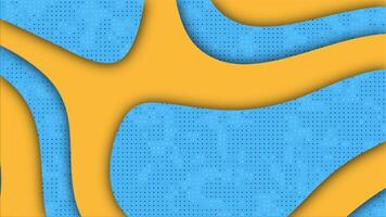 Colorful abstract shapes create a modern design for backgrounds and presentations video