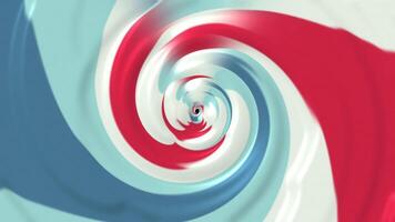 Spiraling color patterns in vibrant shades during creative digital art process video