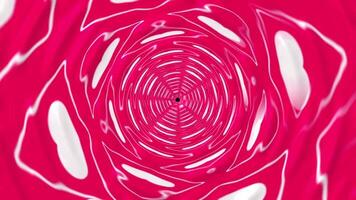 Colorful swirling pattern creates mesmerizing visual effects in an abstract digital art display video