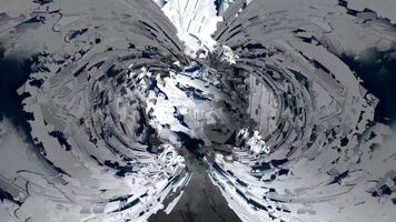 Abstract swirling patterns create mesmerizing visuals in a dynamic artistic display video
