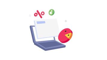 Data Analytics 2D Flat Animations. video