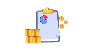 Check Report 2D Flat Animations. video