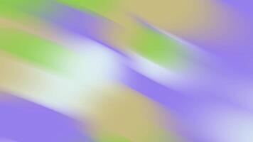 Blurry abstract background with diagonal lines of purple green and yellow. video