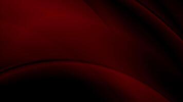 Dark red smooth blurred waves abstract motion background video