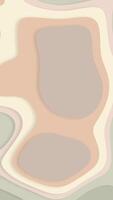 Abstract layered paper cutout background with smooth morphing organic shapes in muted earthy brown, green and beige color tones. Full HD and looping vertical animation. video