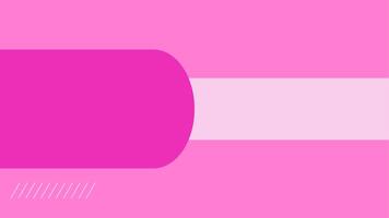 Animation Youtube Thumbnail Pink Background and Shapes, and line. 4k Animation video