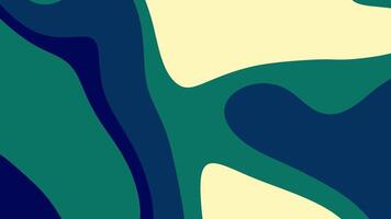 Abstract teal blue and yellow paper art design perfect for backgrounds, digital projects, websites, posters, and creative graphic design layouts. video