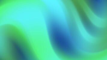 Smooth Calming Gradient Background Features Waves Of Green Blue And Teal Hues Blending Softly video