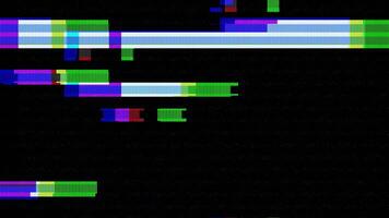 Futuristic 8bit Glitch with Interface Distortion video
